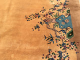 Vintage Art Deco Chinese Oriental Carpet   9'x 11'4"   SOLD