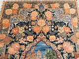 Vintage Persian Kashan Rug  2'9"x 4'4"     SOLD