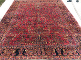 Antique Persian Sarouk Oriental Rug  8'9"x 11'7"  ONLY $2,495.00  SOLD
