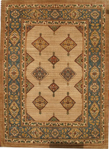 New Pakistan Hand-woven Antique Reproduction of a 19th Century Persian Serab Carpet  8'9"x 12'   SOLD