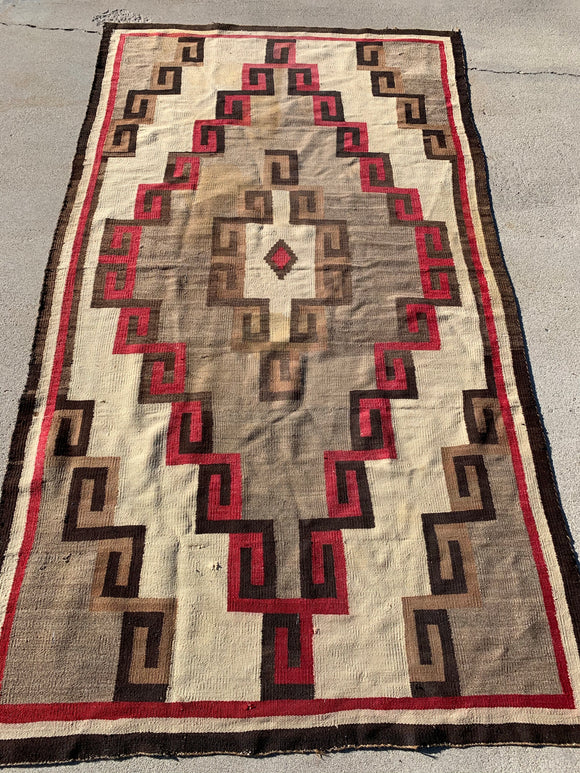 Antique Navajo Rug 8’8”x 4’10”