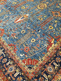 New Afghanistan Hand Knotted Antique Recreation of 19th Century Persian Oriental Rug