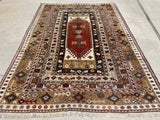Vintage Turkish Oriental Rug 6’7”x 9’3”