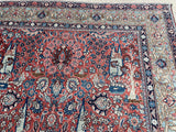 Antique Persian Kashan Oriental Rug 4’7”x 6’6”