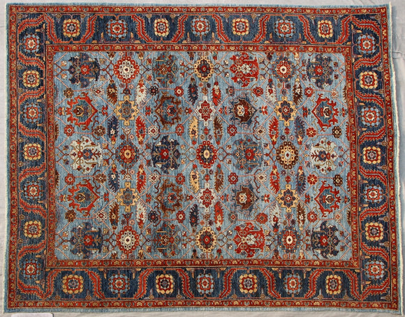 New Afghanistan Hand Knotted Antique Recreation of 19th Century NW Persian