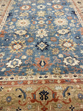 New Afghanistan Hand Knotted Antique Recreation of 19th Century Persian 9’1”x 11’10”