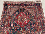 Antique Ghashghai Oriental Rug  5’8”x 9’3” SOLD