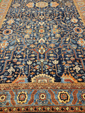 New Afghanistan Hand Knotted Antique Recreation Of 19th Century Persian Karajeh 19’9”x 9’10”