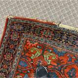 Antique Persian Bidjar Oriental Rug 4’6”x 6’