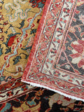 Woven Legends Turkish Hand Knotted Antique Recreation of 19th Century Persian Design. 7’8”x 8’3”