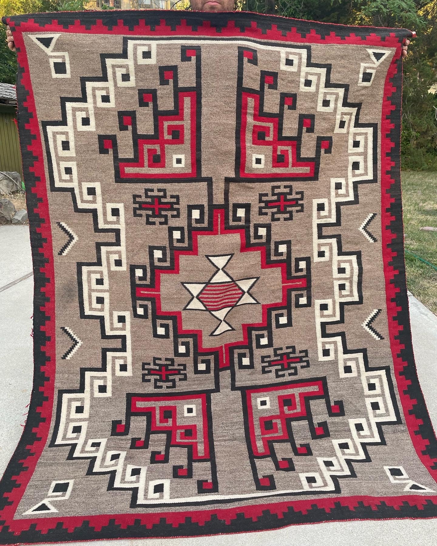1940's Vintage Navajo Rug 5'x 7' SOLD – RUG Curator
