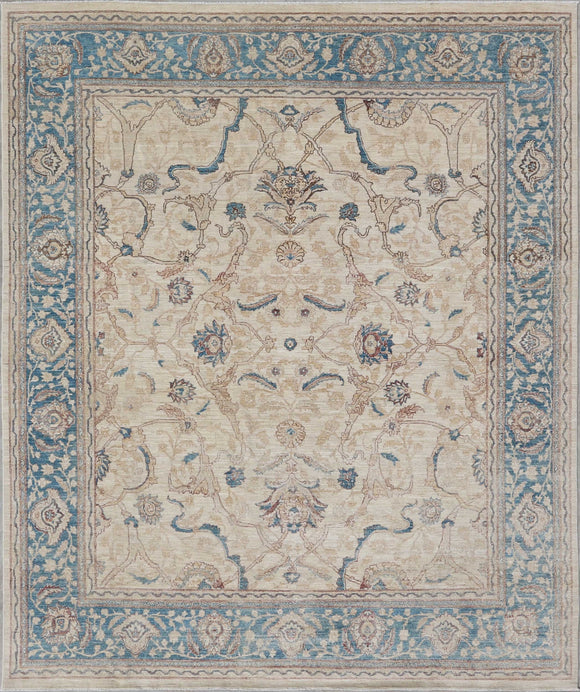 New Pakistan Hand-Knotted Antique Recreation Of An Antique Persian Ferahan   8'x 9'6