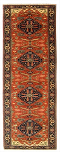 New India Hand-knotted Antique Recreation Of Persian Serapi          SOLD