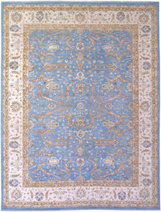 New Pakistan Hand-woven Antique Reproduction of a 19th Century Persian Ferahan  8'8"x 11'6"