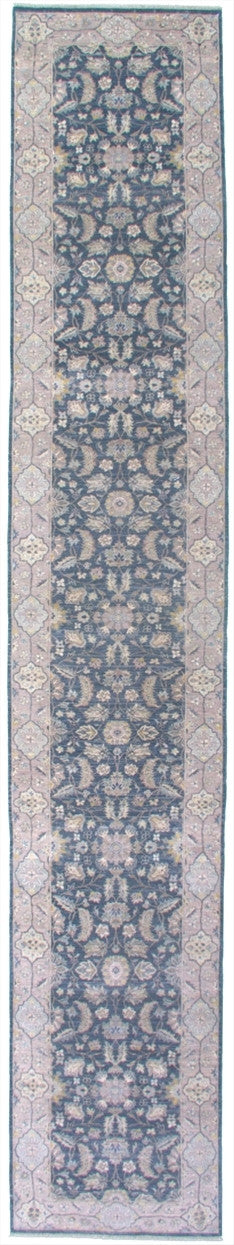 New Pakistan Hand-woven Antique Reproduction of a 19th Century Persian Rug Runner  2'7