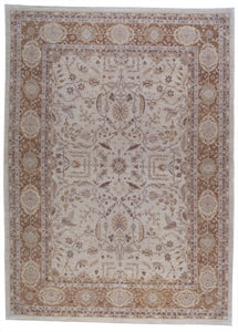 New Pakistan Hand-woven Antique Reproduction of a 19th Century Persian Tabriz Carpet  9'1"x 12'6" SOLD