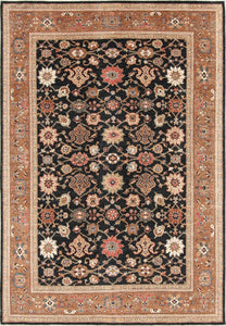 New Pakistan Hand-woven Antique Reproduction of a 19th Century Persian Carpet   9'9"x 14'2"