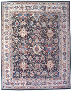 New Pakistan Hand-woven Antique Reproduction of a 19th Century Persian Sultanabad Carpet   11'8"x 15'
