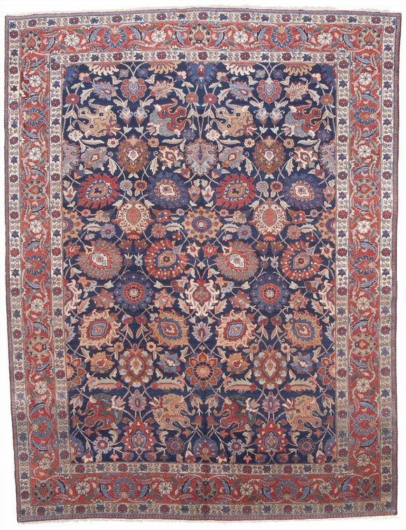 Antique Persian Tabriz Carpet          9'4