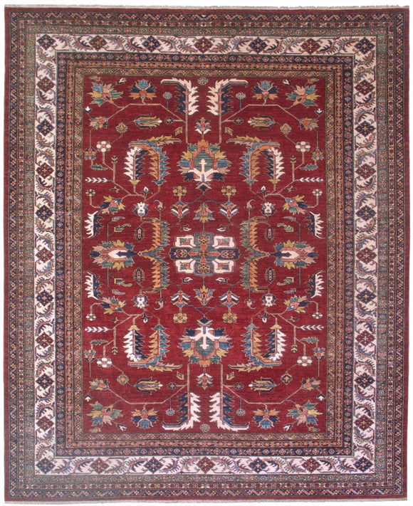 New Pakistan Hand-woven Antique Reproduction of a 19th Century Caucasian Kazak Rug   SOLD