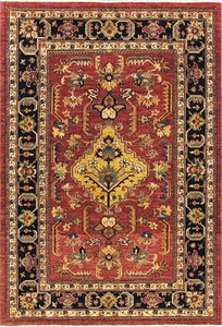 New Pakistan Hand-woven Antique reproduction of a 19th Century Persian Village Rug