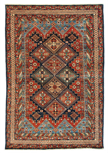 New Pakistan Hand-Knotted Antique Recreation of a 19th century Southern Iranian Tribal Rug  8'1"x 10'4"
