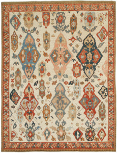 New Pakistan Hand-woven Antique Reproduction of a 19th Century Persian Sultanabad Carpet   SOLD