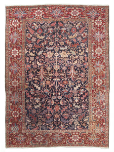 Antique Persian Serapi Carpet            9'x 11'9"