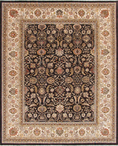 New Pakistan Hand-woven Antique Reproduction of a 19th Century Persian Carpet  11'11"x 15'1"