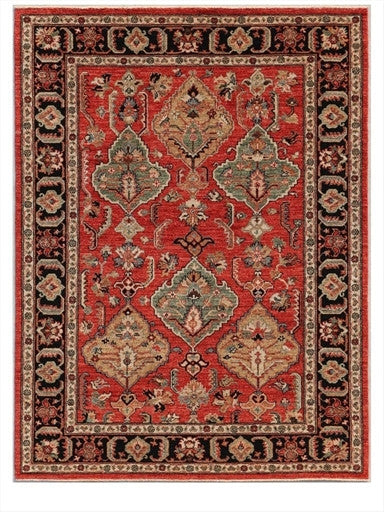 New Pakistan Hand-woven Antique Reproduction of a 19th Century Persian Village Rug  5'3
