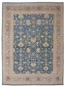 New Pakistan Hand-woven Antique Reproduction of a 19th Century Persian Sultanabad Carpet   14'10"x 20'