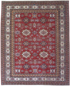 New Pakistan Hand-woven Antique Reproduction of a 19th Century Caucasian Kazak Rug     SOLD