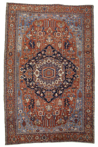 Antique Persian Serapi Carpet                   11'9"x 18'2"