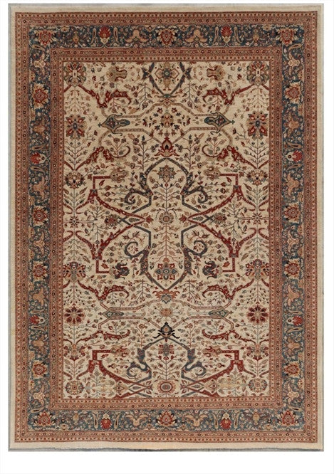 New Pakistan Hand-woven Antique Reproduction of a 19th Century Persian Bijar Garrus Carpet    SOLD