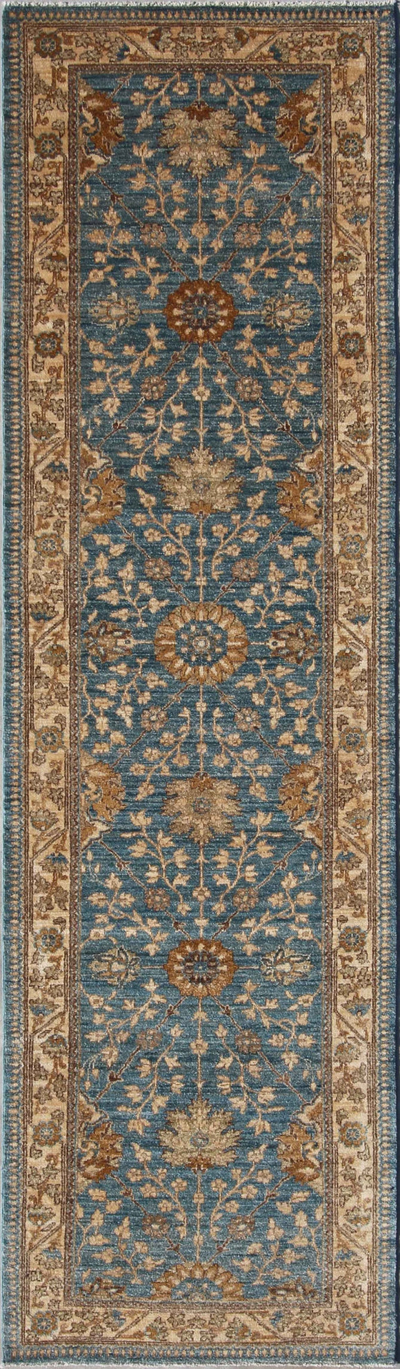 New Pakistan Hand-Knotted Antique Recreation of Antique Persian Ferahan    2'8