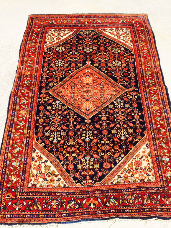 Antique Persian Ferahan Village Rug                 4'3